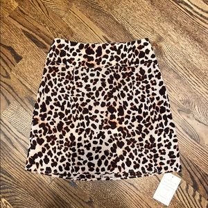 For Love & Lemons Leo Print Mimi Skirt